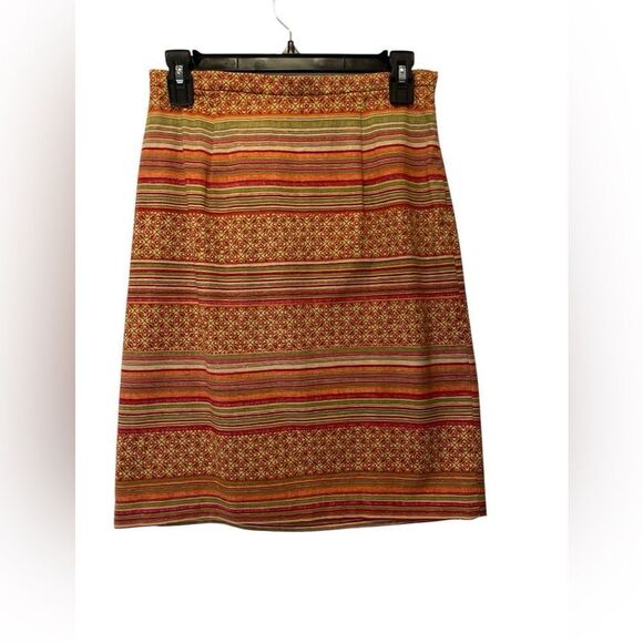 Talbots Dresses & Skirts - Talbots Petite Striped Multicolor Women's Skirt size 4
